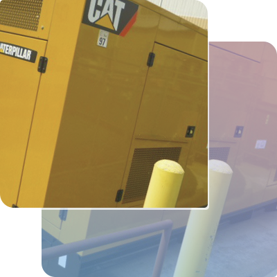 Different diesel generators for industrial area